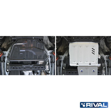 RIVAL4x4 underbody protection (gearbox) for Mitsubishi Pajero (2006-2022)
