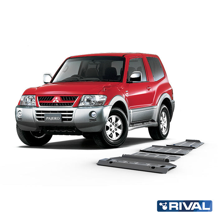 RIVAL4x4 underbody protection complete for Mitsubishi Pajero (2006-2022)