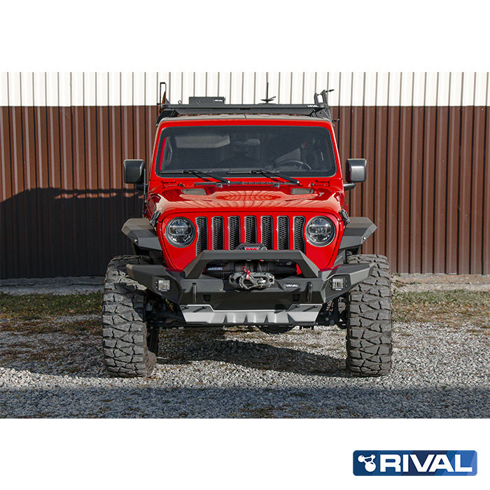 RIVAL4x4 Alu HD winch bumper for Jeep Wrangler JK, JL, Gladiator