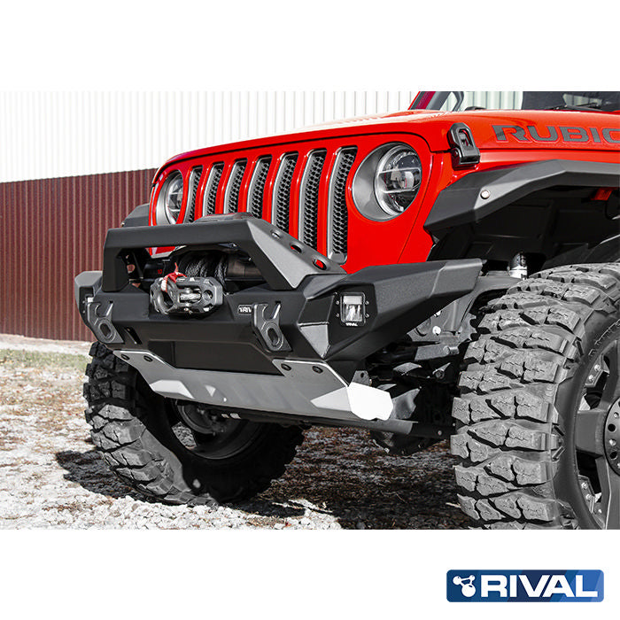 RIVAL4x4 Alu HD winch bumper for Jeep Wrangler JK, JL, Gladiator