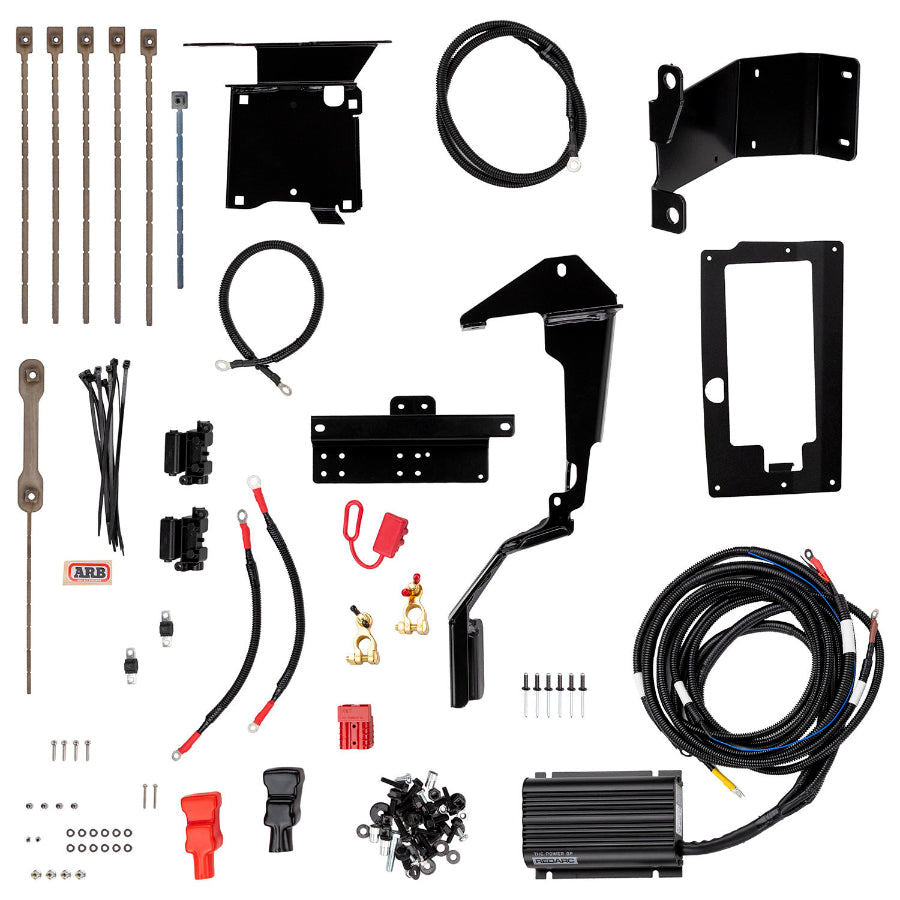 ARB/REDARC - Zusatzbatterie Halterung - Ford Ranger / VW Amarok (ab 2023-) - inkl. Kabelsatz