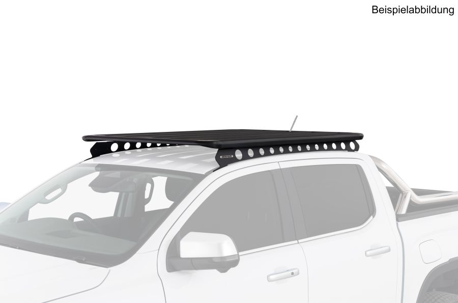 Mitsubishi Pajero V80, ab 02/07 (langer Radstand m. original Dachreling) RHINO-RACK™ Plattform Pioneer 6 2100x1400 m. Backbone