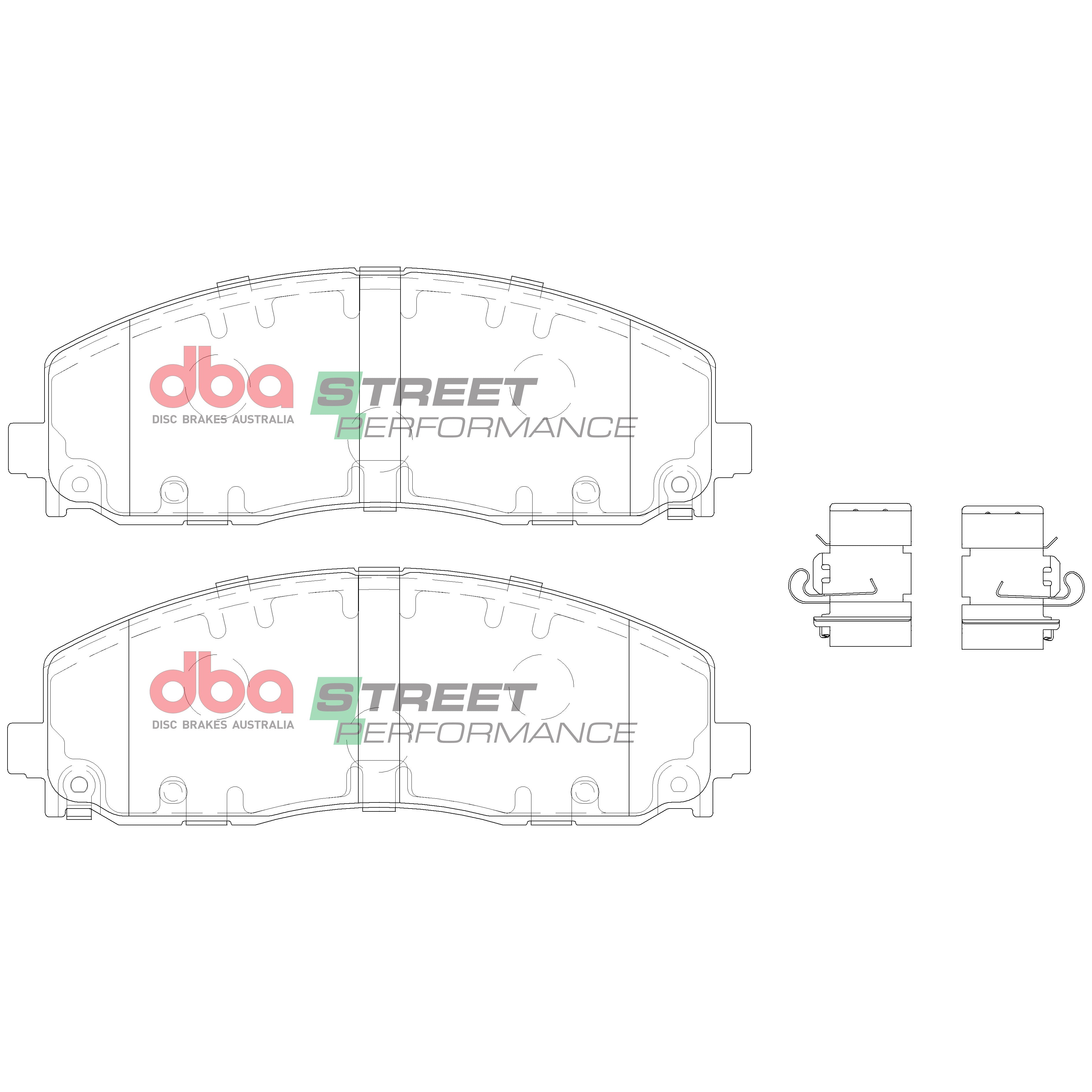 DBA Performance Brakes - Jeep Wrangler (JL, from 2018-) - Street Series Set - T2 (Front)