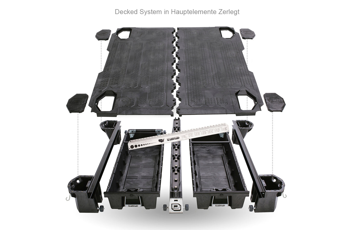 DECKED Schubladensystem Dodge RAM 1500 (ab 2019-)(1702mm, 5.7ft bed)