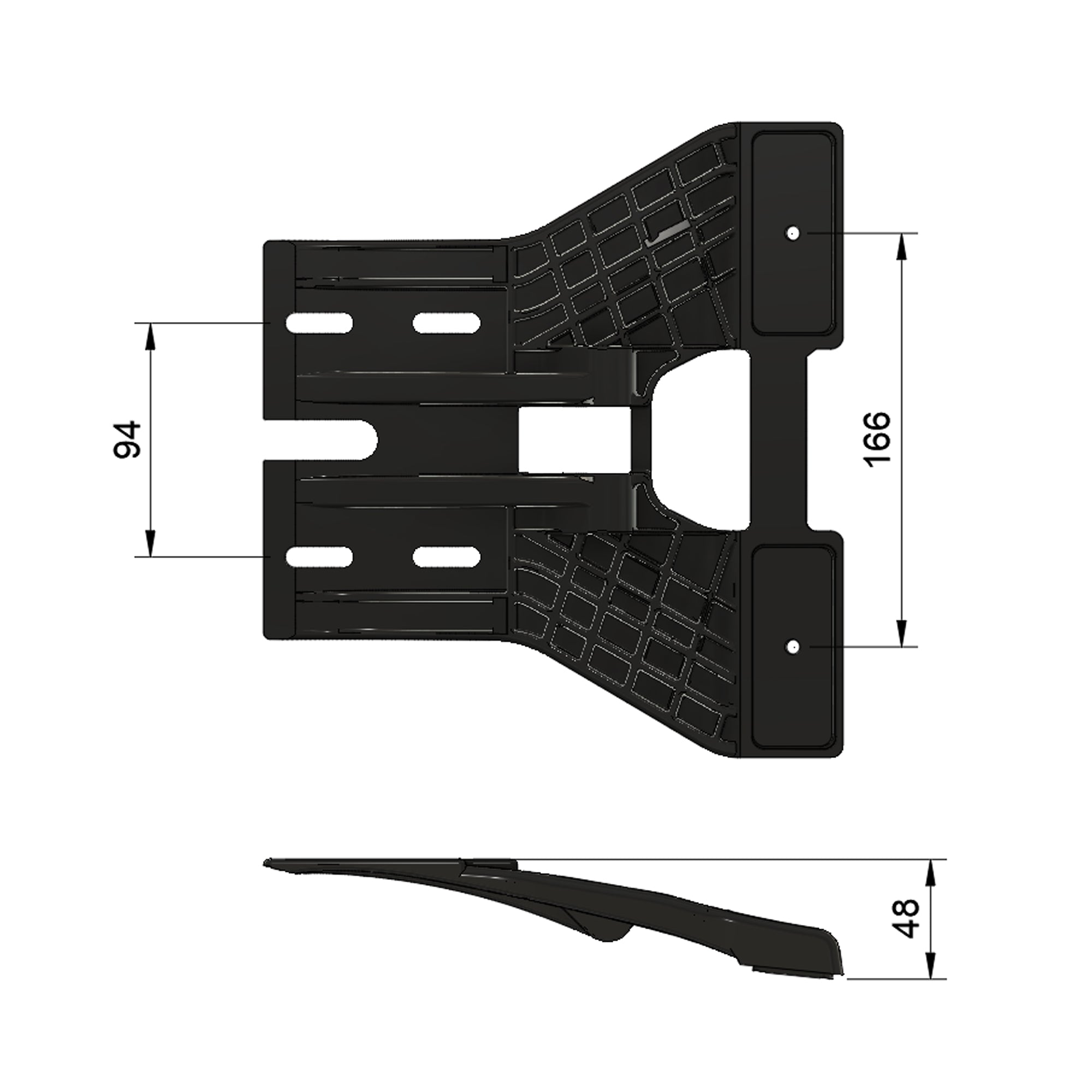 LED Warnlichtbalken - Skyline Air S - 121cm - Gelb inkl. Arbeitsscheinwerfer