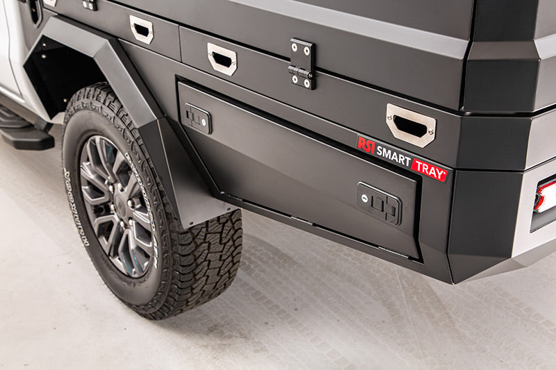 RSI Smart Tray - Flatbed- Ford Ranger/ Toyota Hilux DoKa - Schwarz Matt