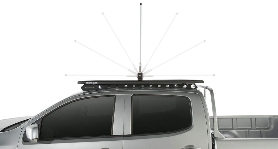 Rhino Rack Antennenhalter, 180° Klappbar für Antennen, Worklights, etc
