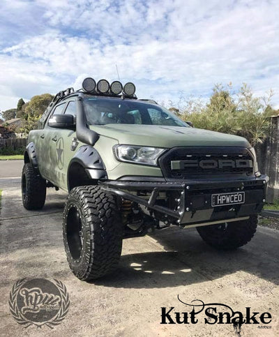 Kut Snake fender flares Ford Ranger PX1, PX2 and PX3 "Monster" - 95 mm width - structured surface