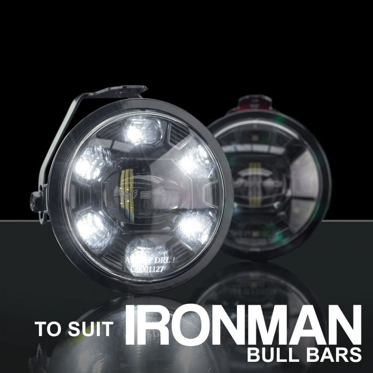 STEDI LED/DRL Nebelscheinwerfer Umrüstung für Ironman Bull Bar