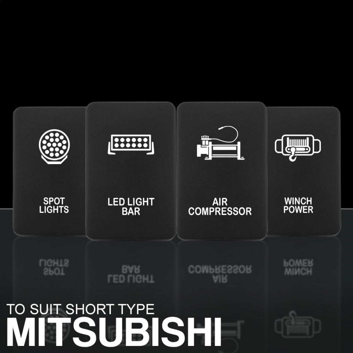 STEDI Mitsubishi Short Type - Schalterprogramm - L200 Triton/Pajero Sport